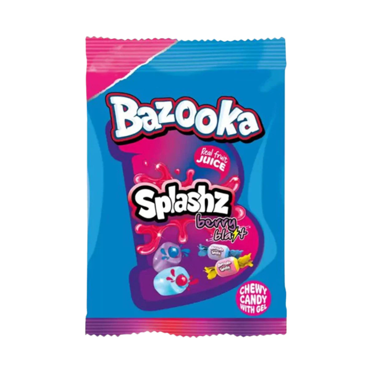 Bazooka Splashz Berry Blast 120 g - Fast Candy