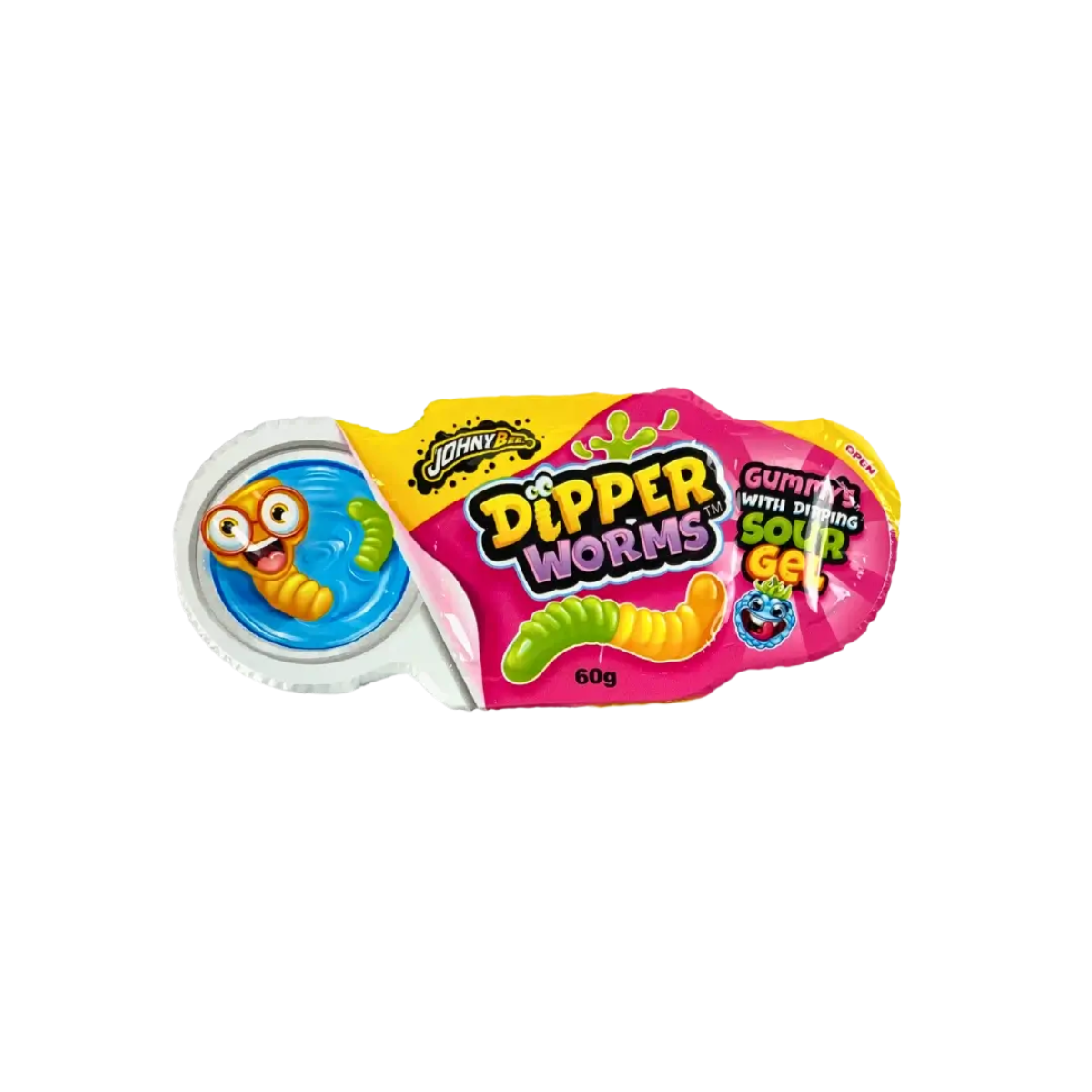 Johny Bee Dipper Worms 60 g - Fast Candy