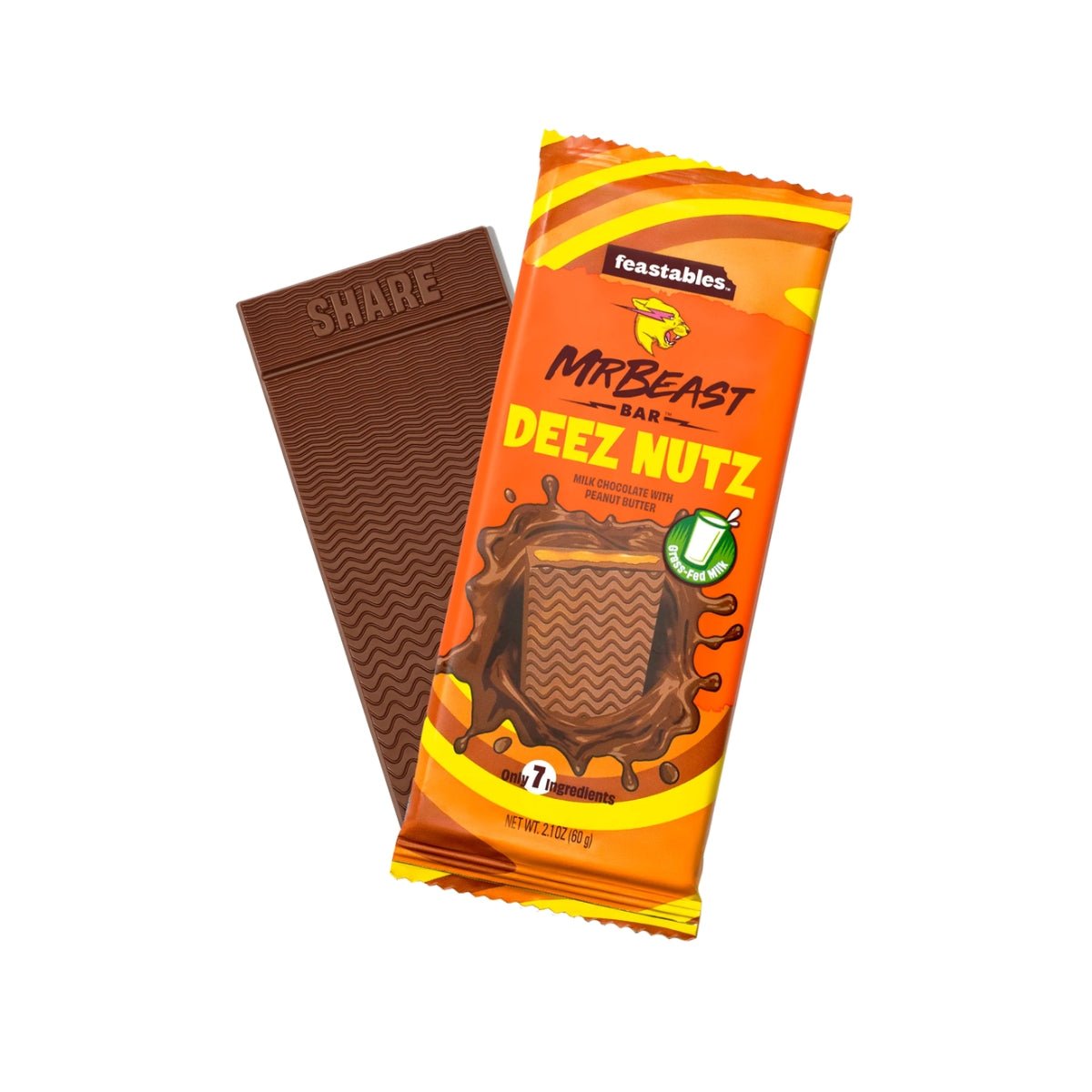 MrBeast Bar Deez Nutz 60 g - Fast Candy