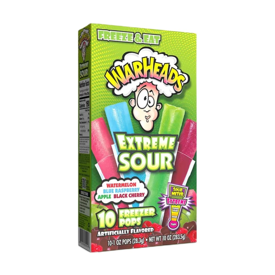 Warheads Extreme Sour Freezer Pops Fast Candy