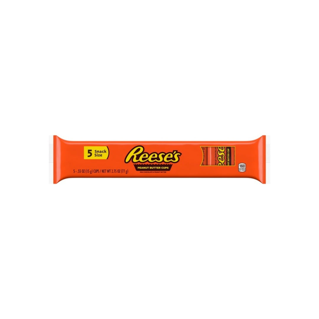 Reese's Peanut Butter Cups Snack Size 5 Pack 77 g
