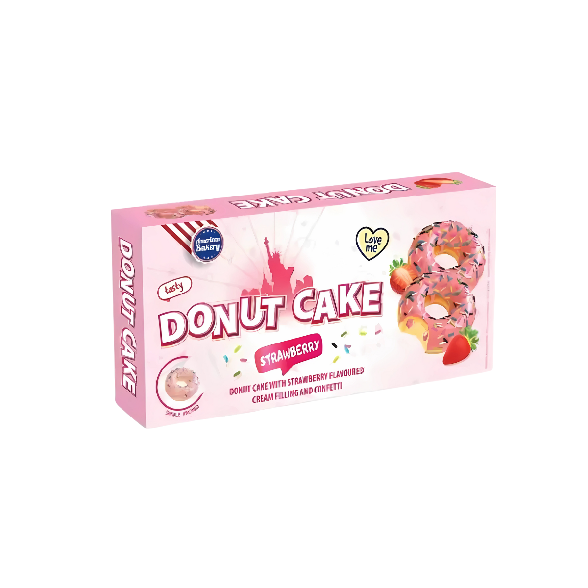 ABDonutCakeStrawberry135g - Fast Candy