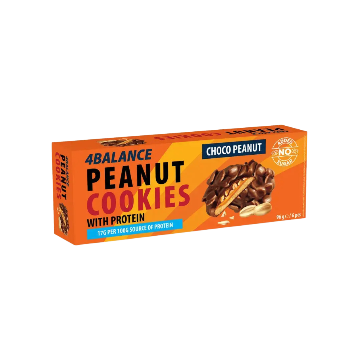 AB Protein Peanut Cookies Choco 96 g - Fast Candy