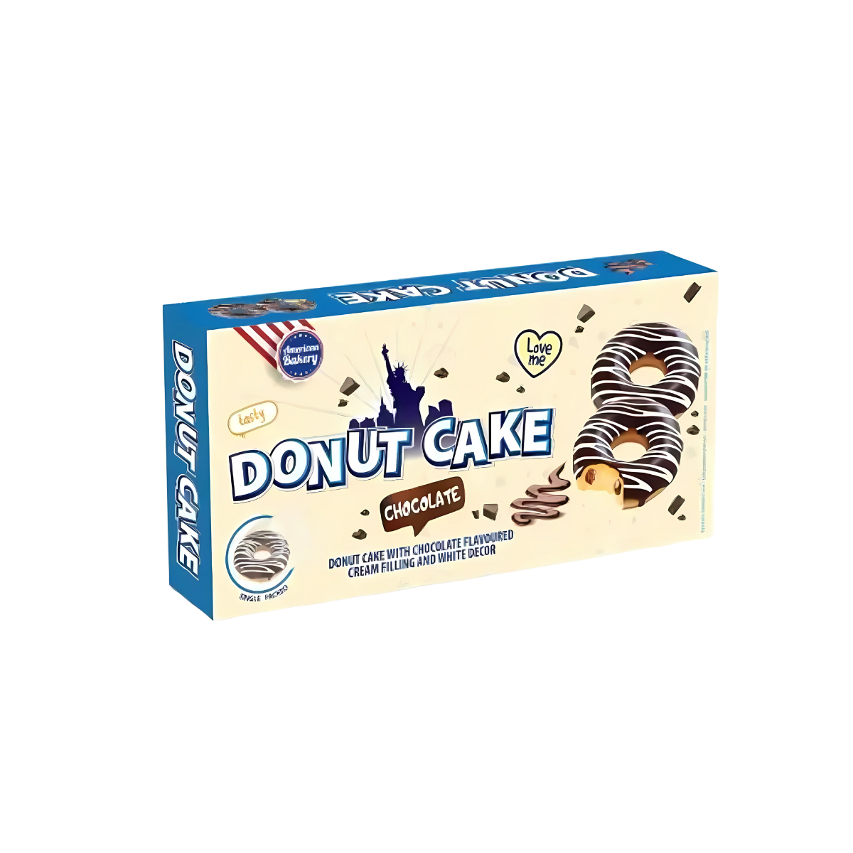 AB Donut Cake Chocolate 135g - Fast Candy