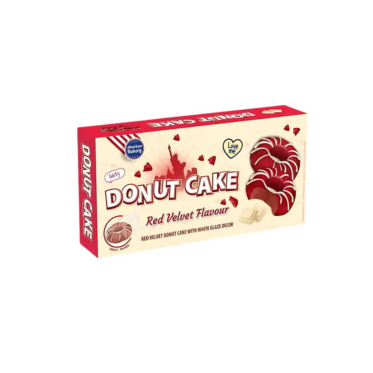 AB Donut Cake Red Velvet 135 g - Fast Candy