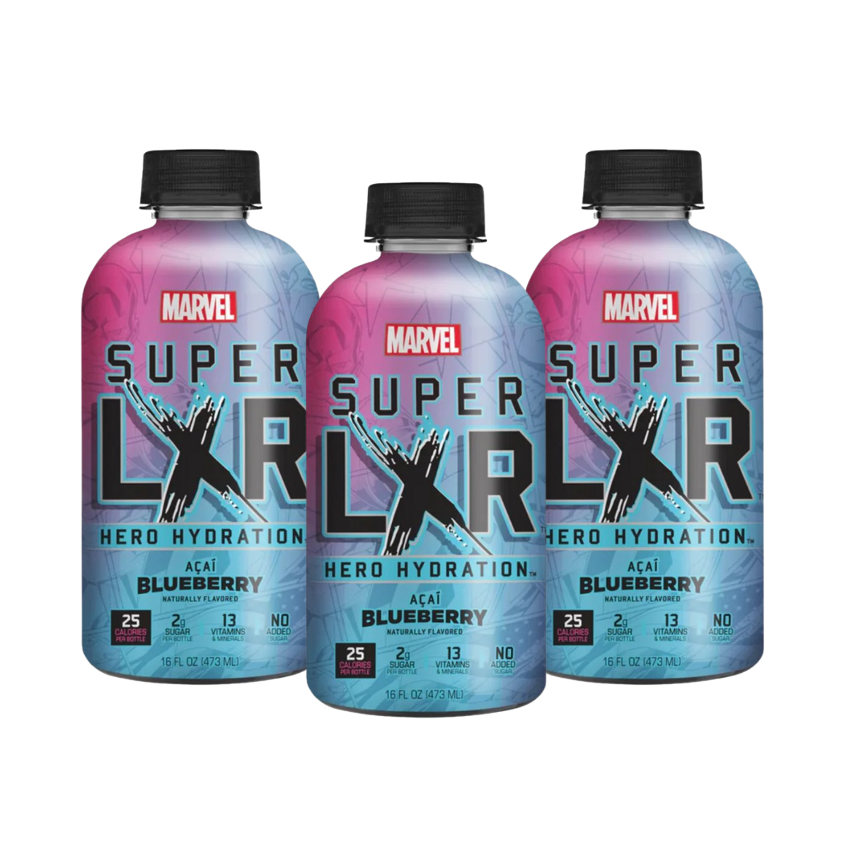 Arizona Marvel Super LXR Acai Blueberry 473 ml (KJØP 2 FÅ 1 GRATIS)