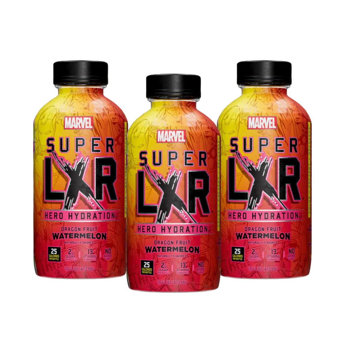 Arizona Marvel Super LXR Dragon Fruit Watermelon 473 ml (KJØP 2 FÅ 1 GRATIS)