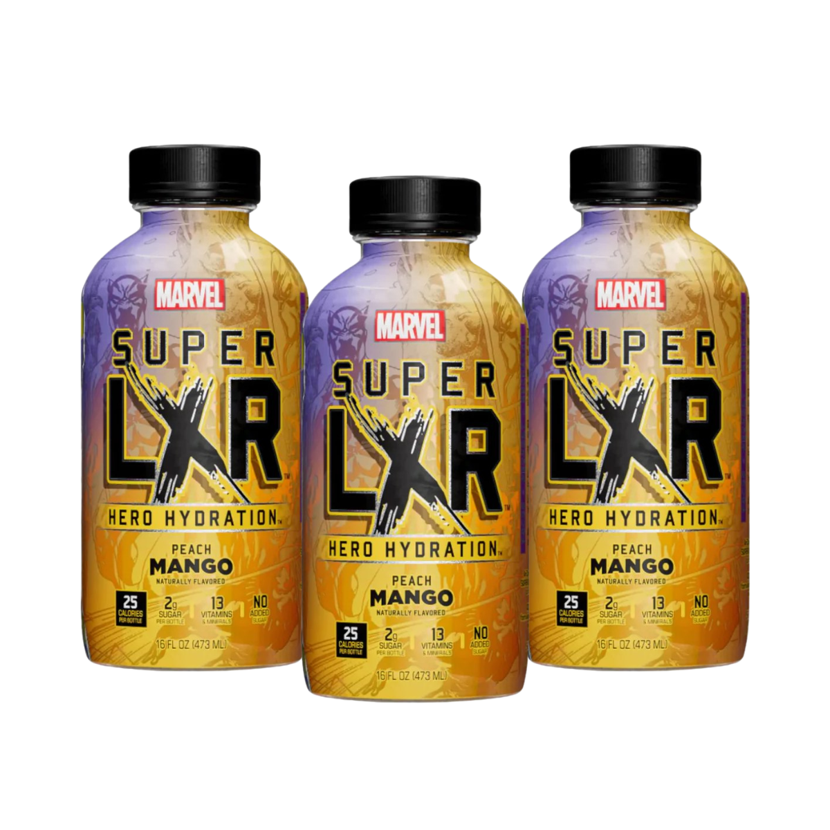 Arizona Marvel Super LXR Peach Mango 473 ml (KJØP 2 FÅ 1 GRATIS)