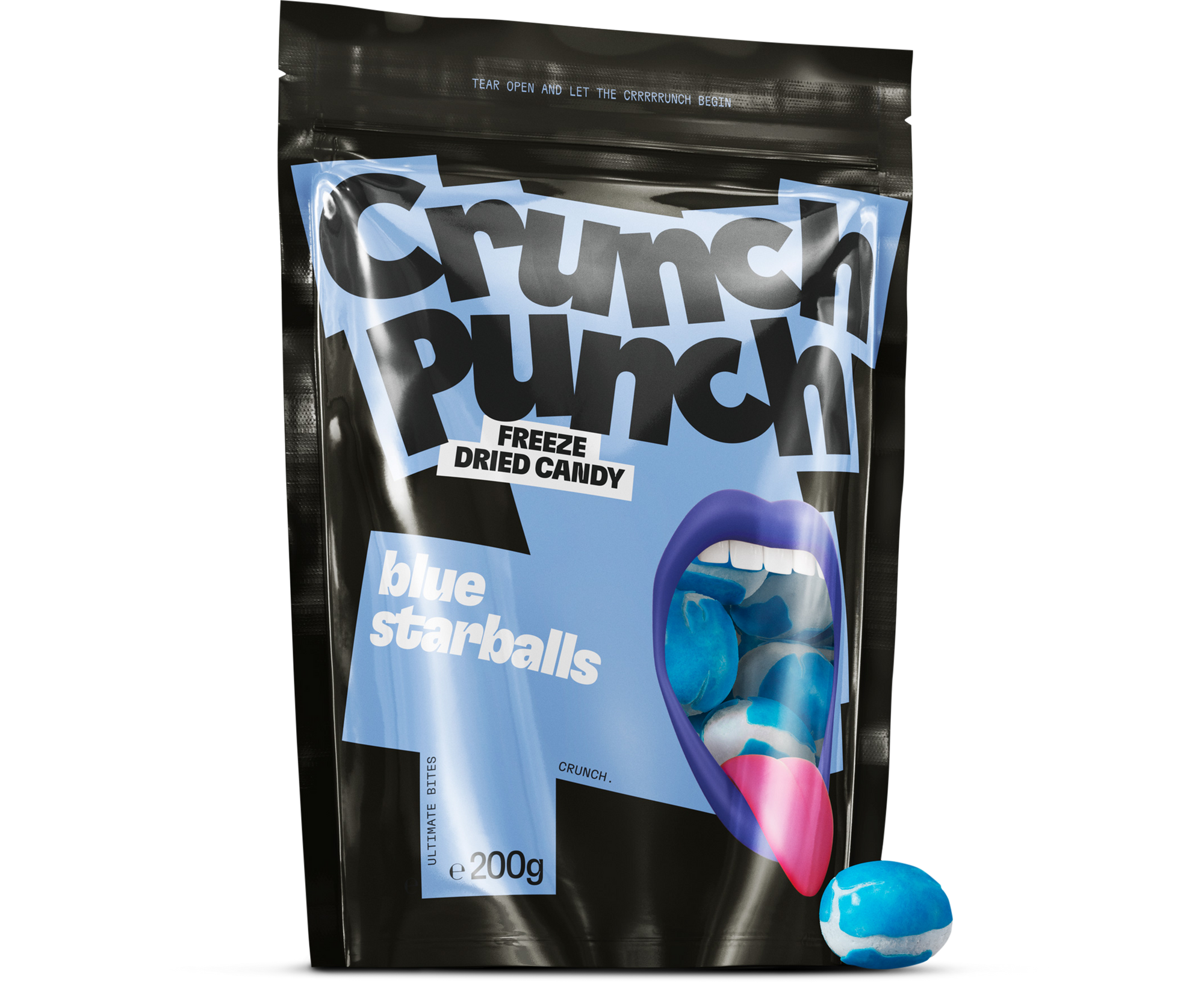 Crunch Punch Freeze-Dried Blue Starballs 200 g