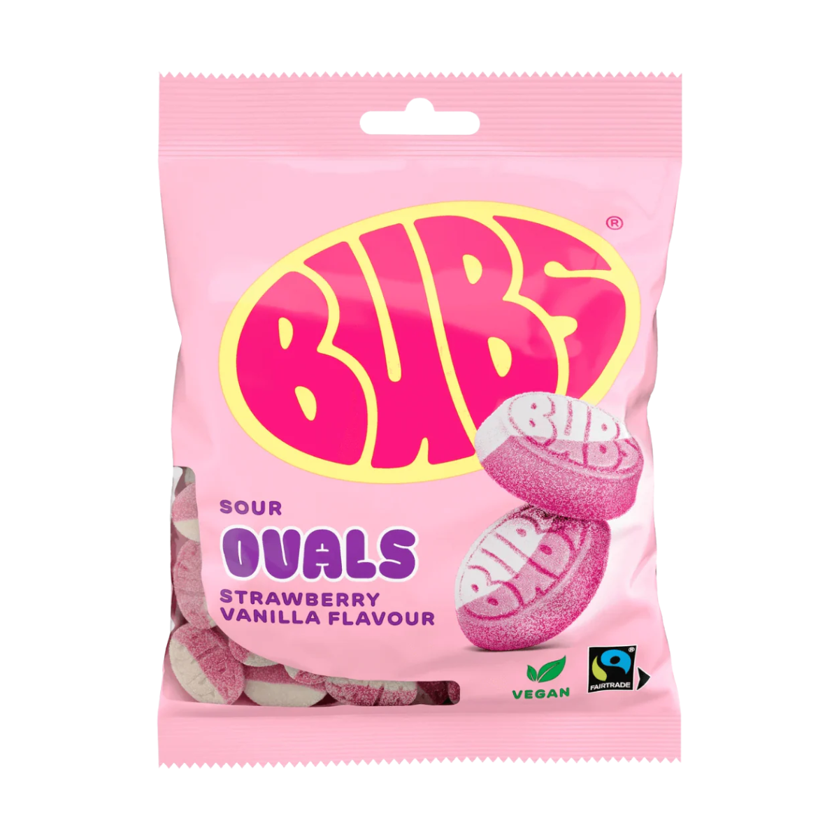 Bubs Ovals Strawberry Vanilla 90 g