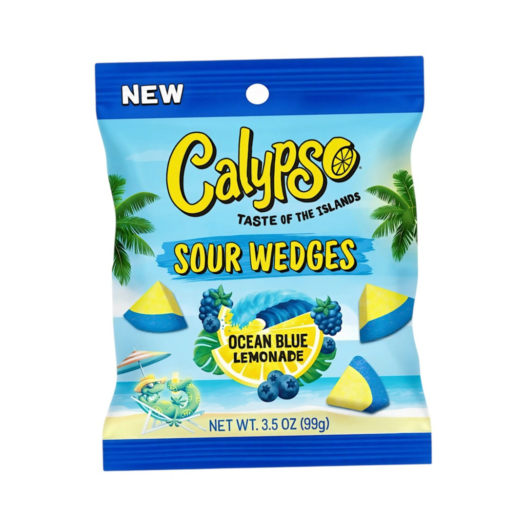 Calypso Ocean Blue Sour Wedges 99 g