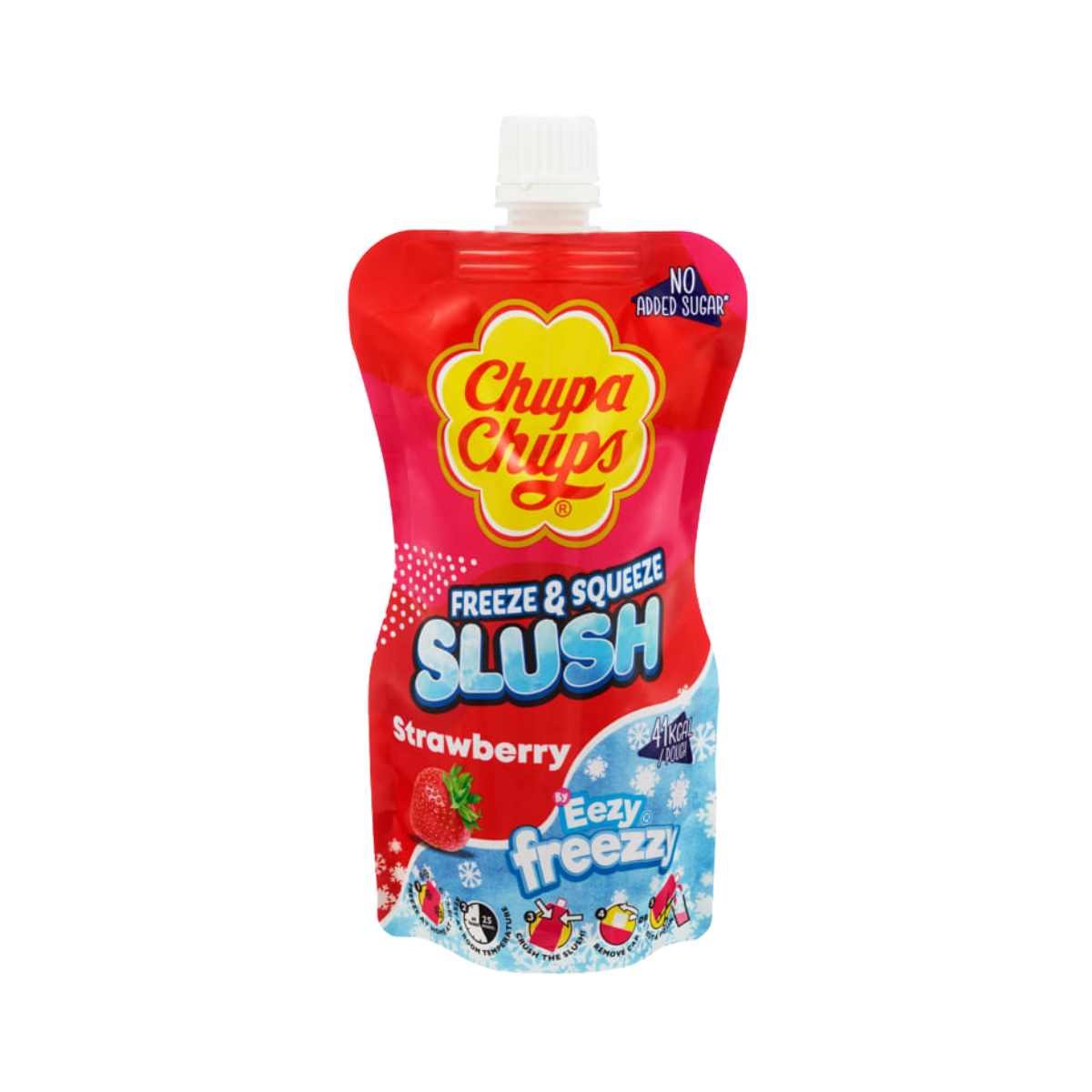 Chupa Chups Freeze & Squeeze Strawberry Slush 250 ml