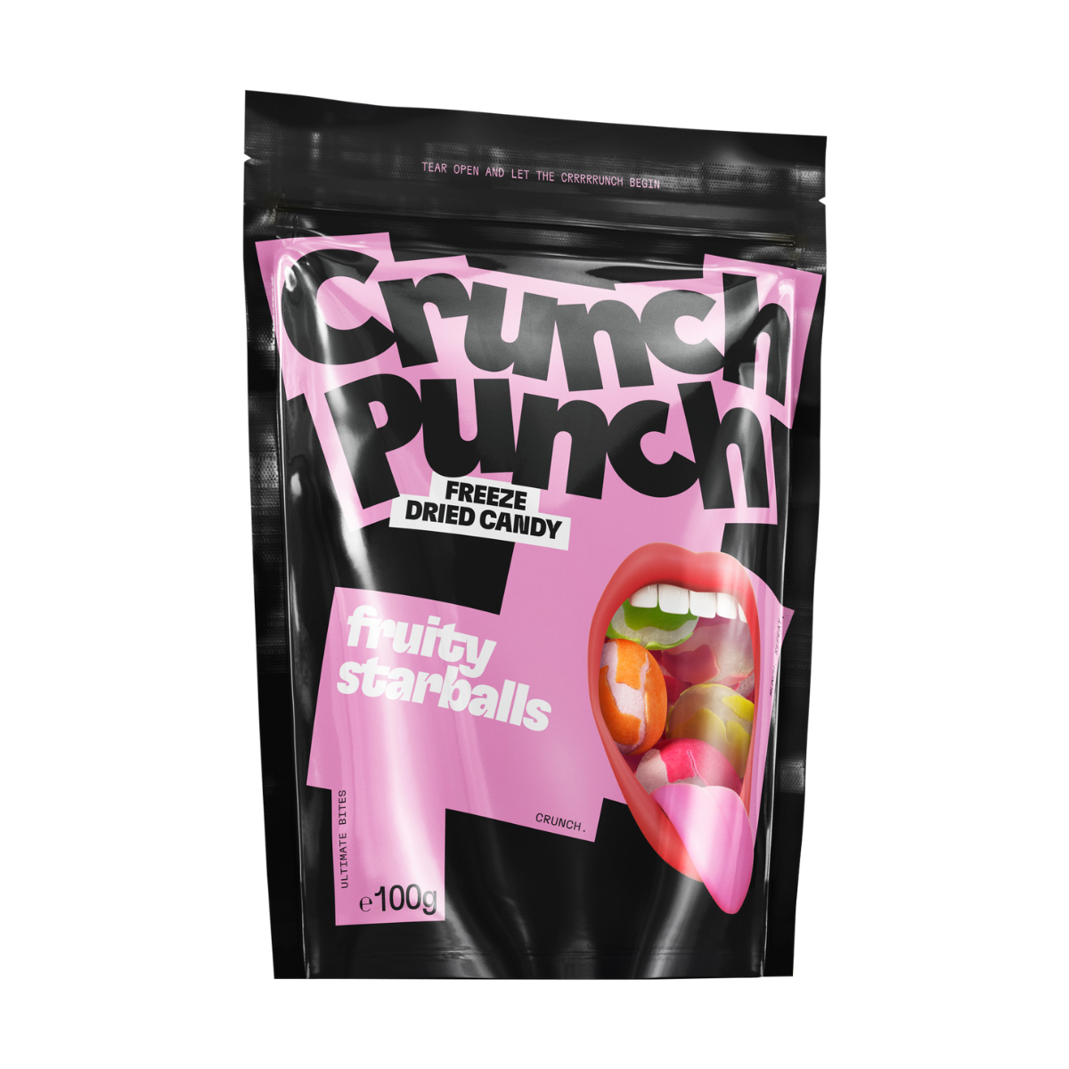 Crunch Punch Freeze-Dried Fruity Starballs 100 g - Fast Candy