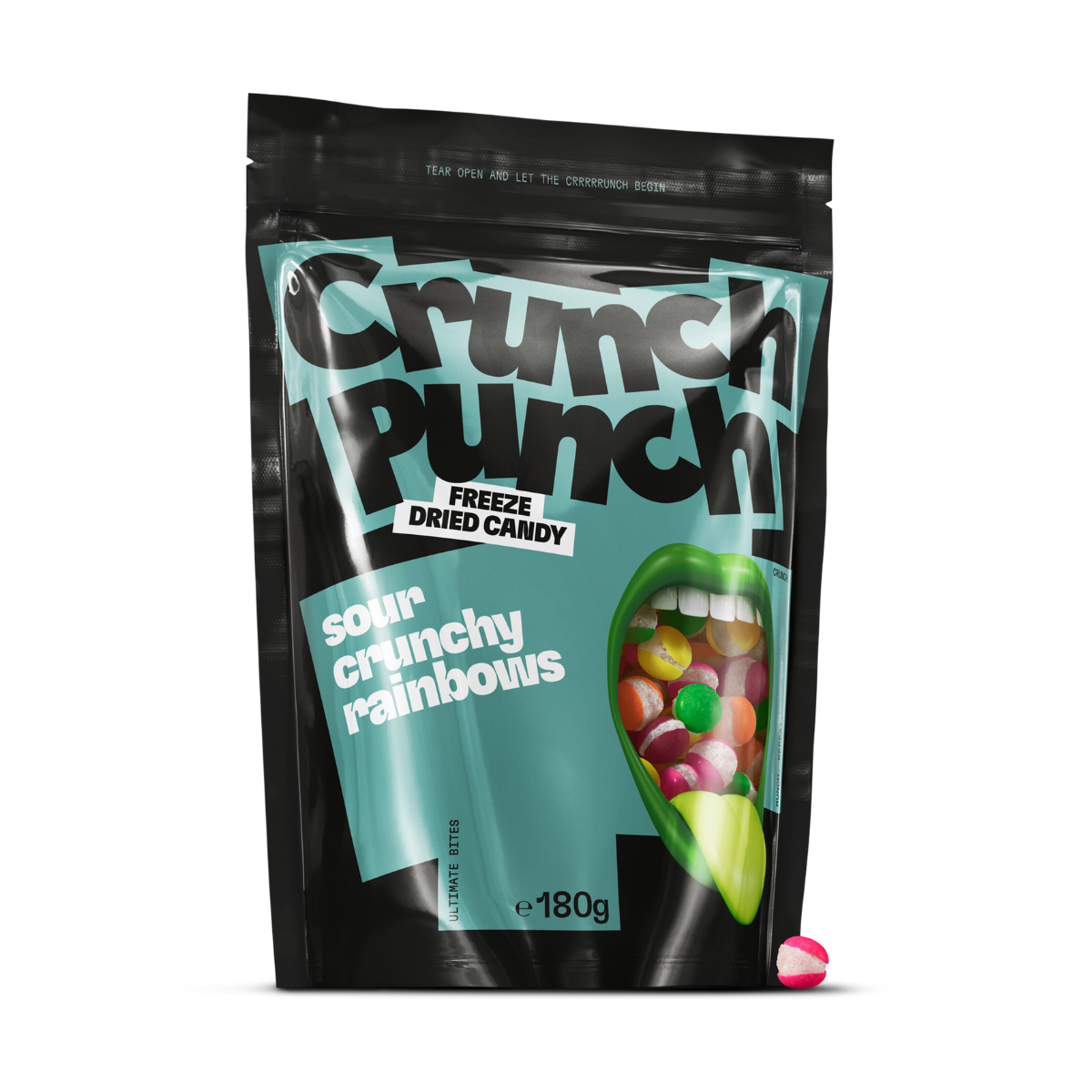Crunch Punch Freeze-Dried Sour Crunchy Rainbows 180 g - Fast Candy