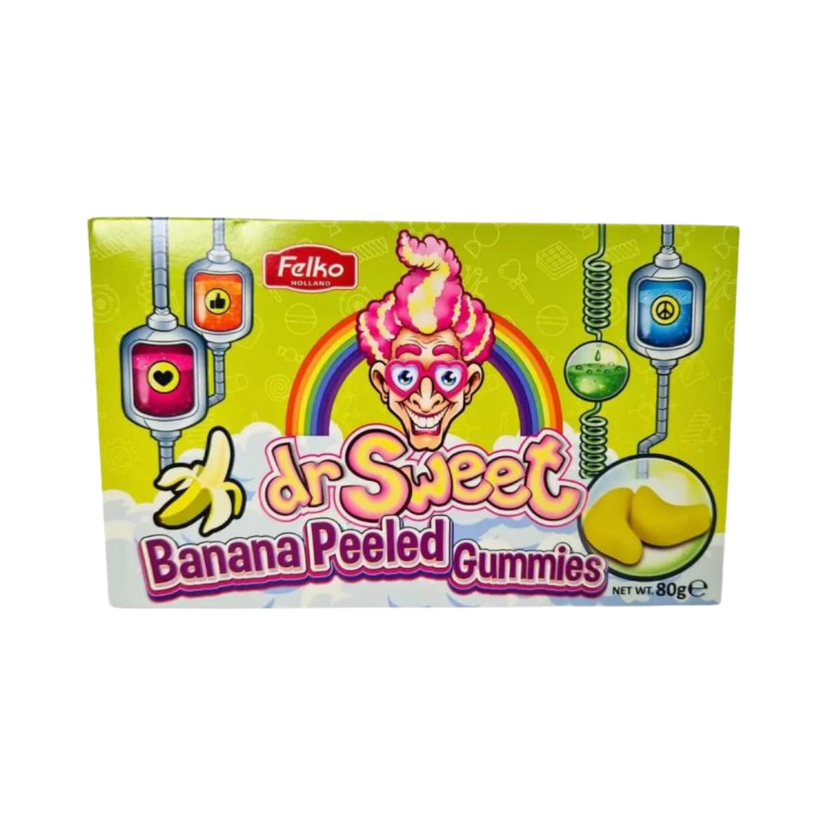 Dr. Sweet Peeled Banana Gummies 80 g