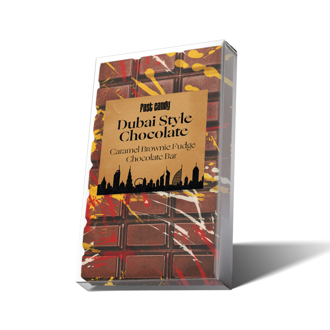 Dubai Style Chocolate Caramel Brownie Fudge 140 g