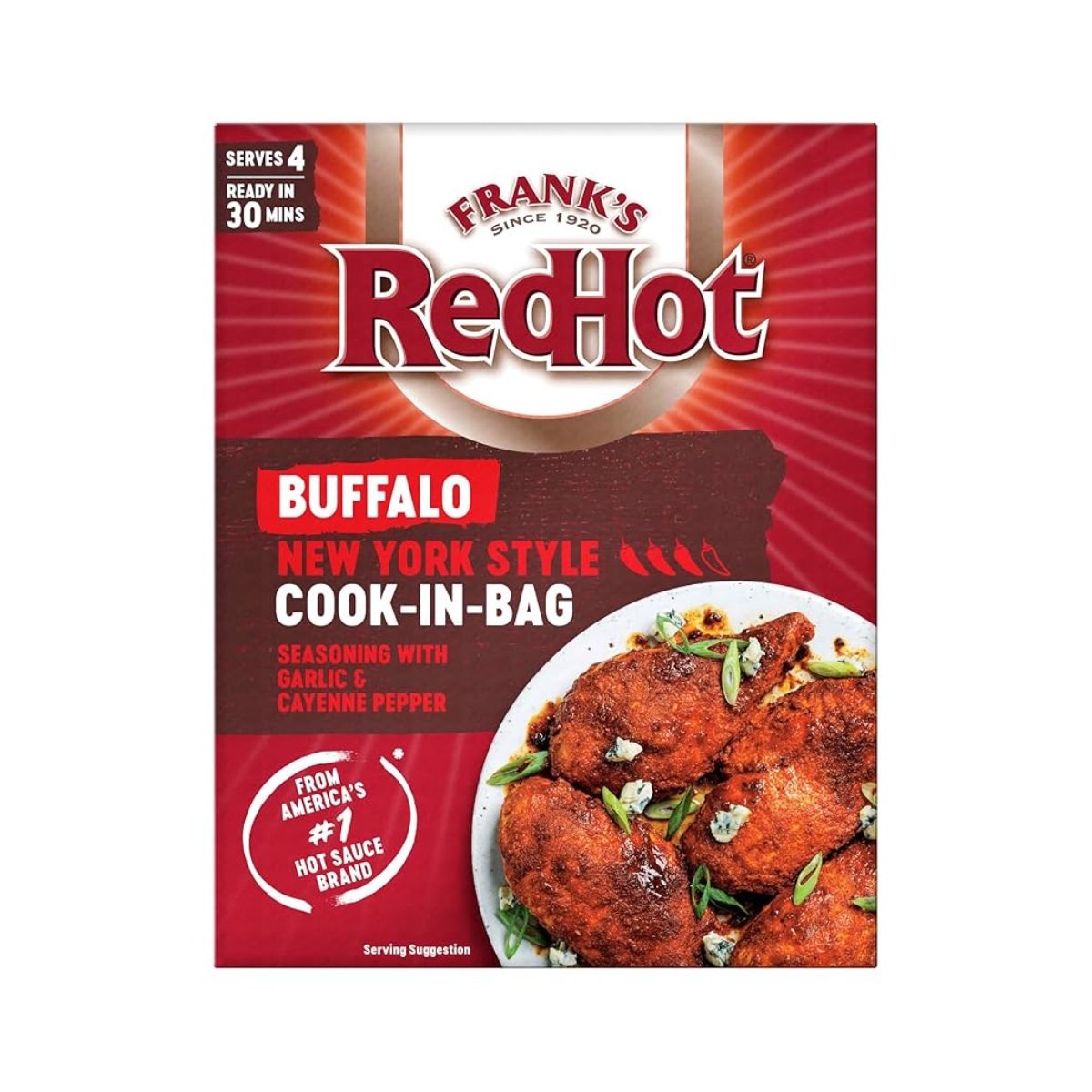 Frank's Buffalo New York Style Cook In Bag 25 g - Fast Candy