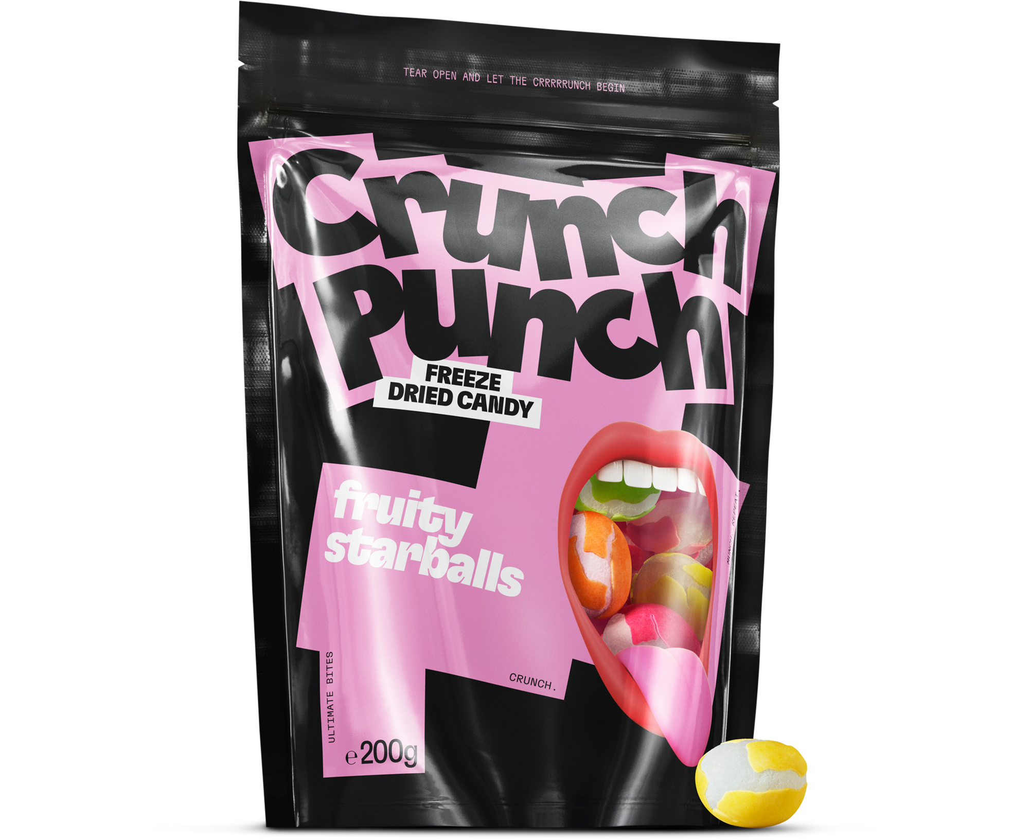 Crunch Punch Freeze-Dried Fruity Starballs 200 g