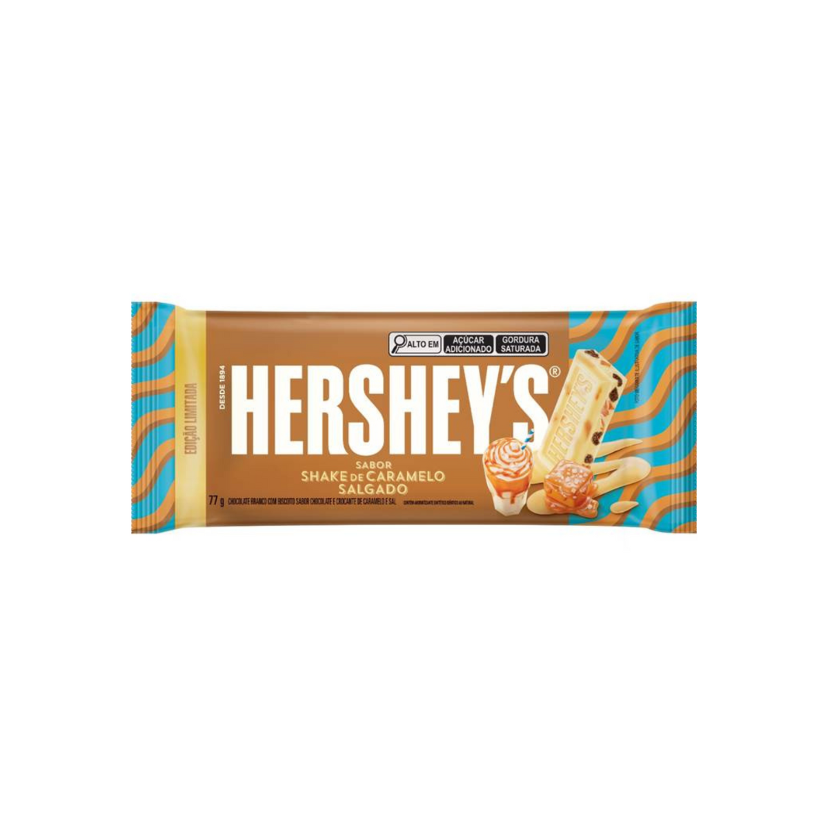 Hershey's Shake De Caramelo Salgado 77 g - Fast Candy