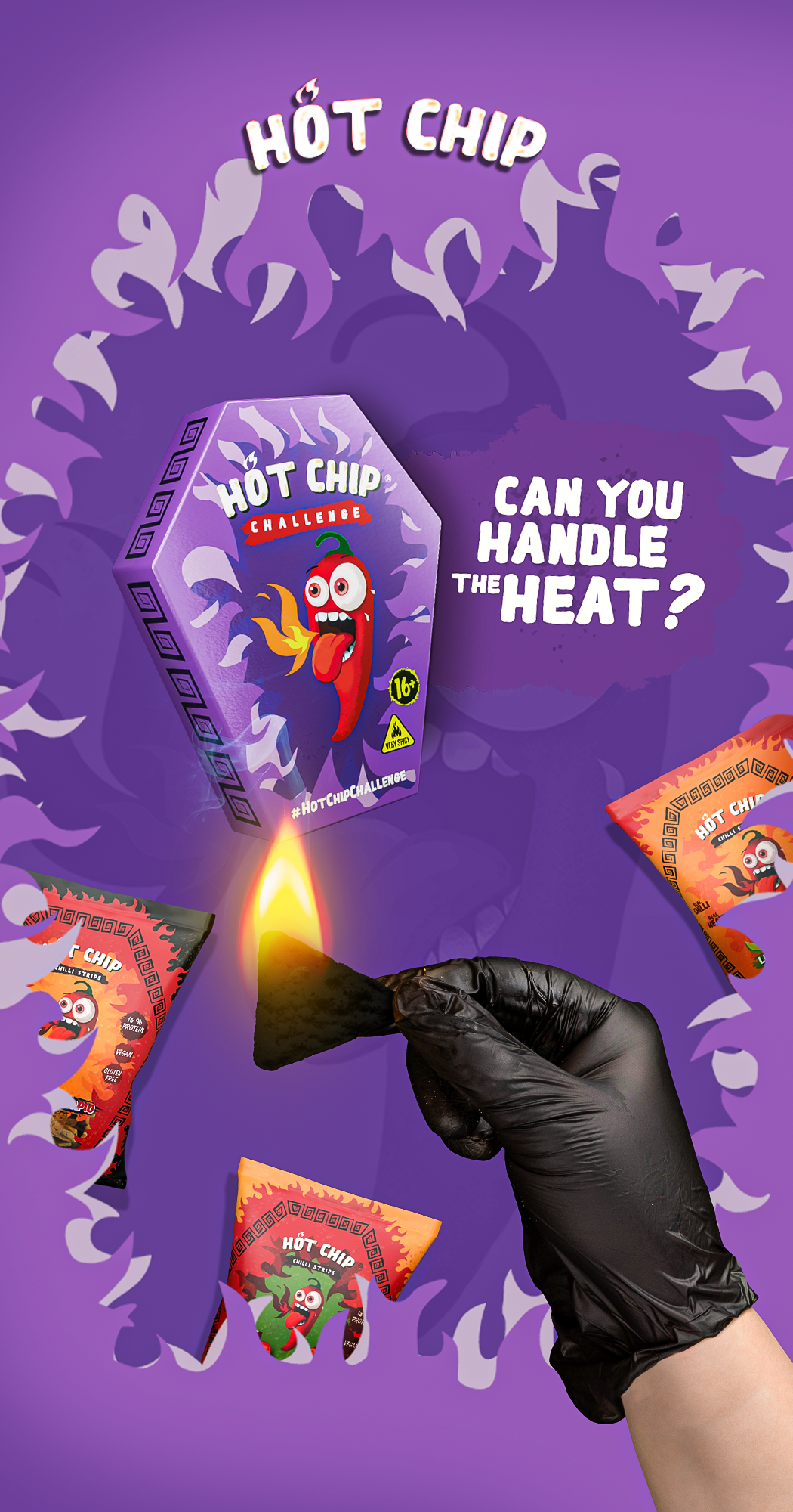 hot chip banner purple edition Mobile