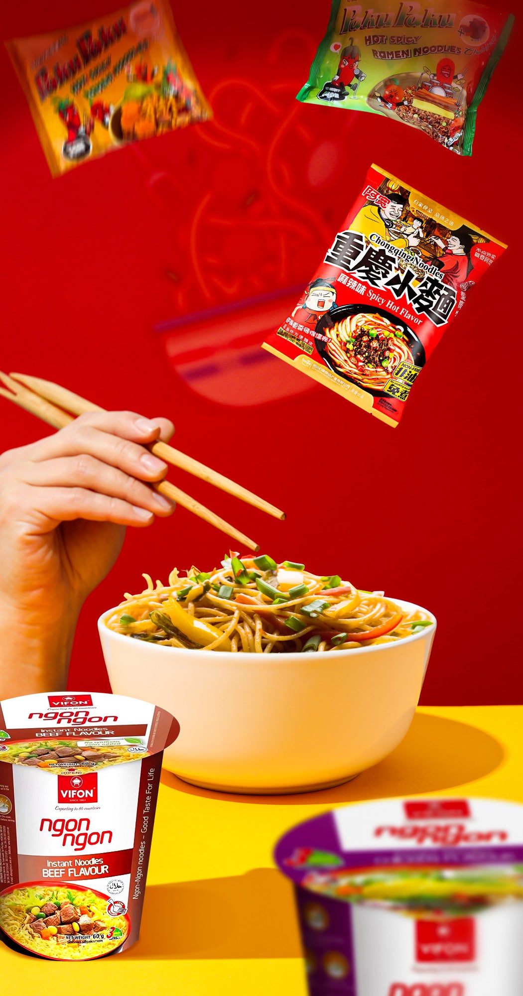 Instant Noodles Mobile Banner