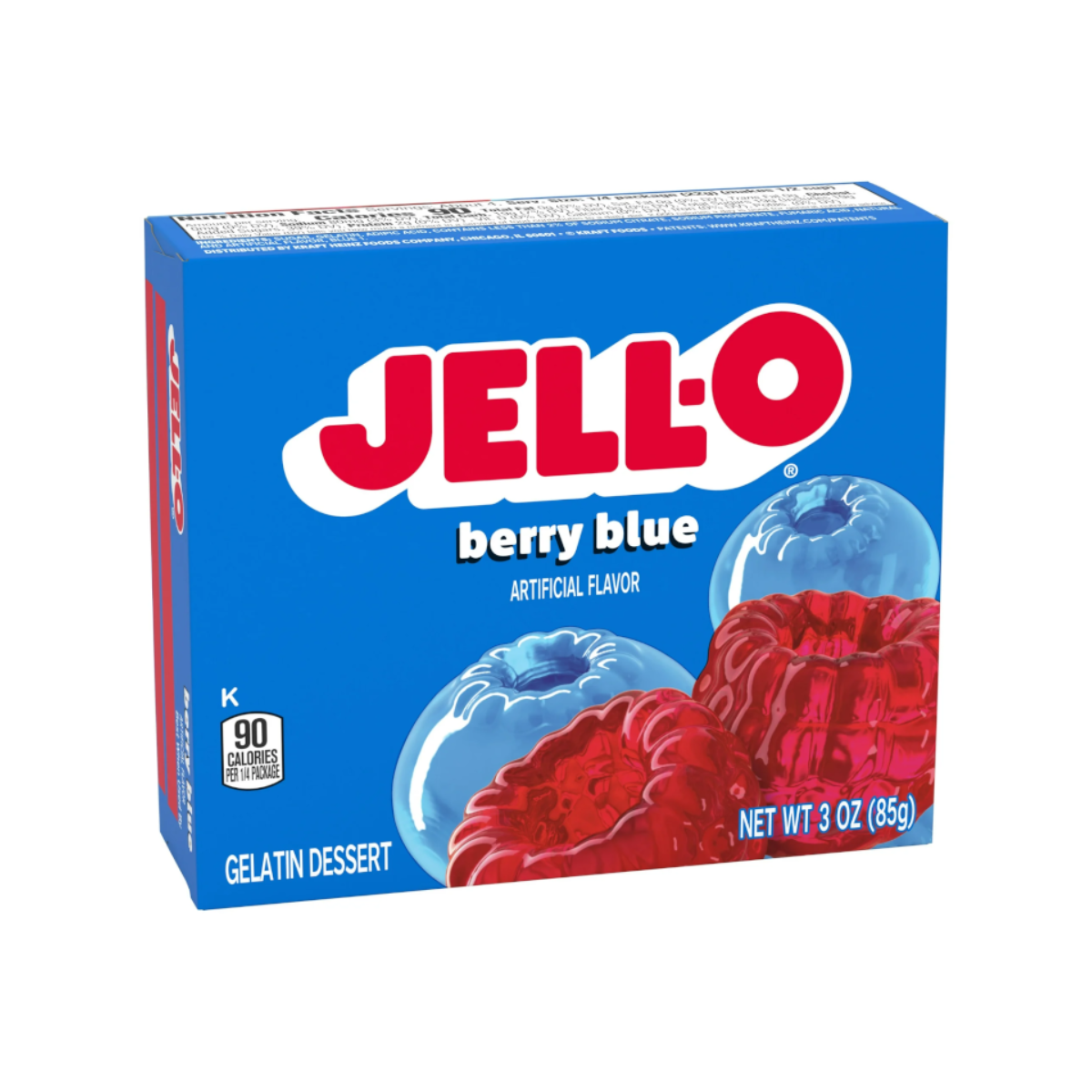 Jell-O Berry Blue 85 g - Fast Candy
