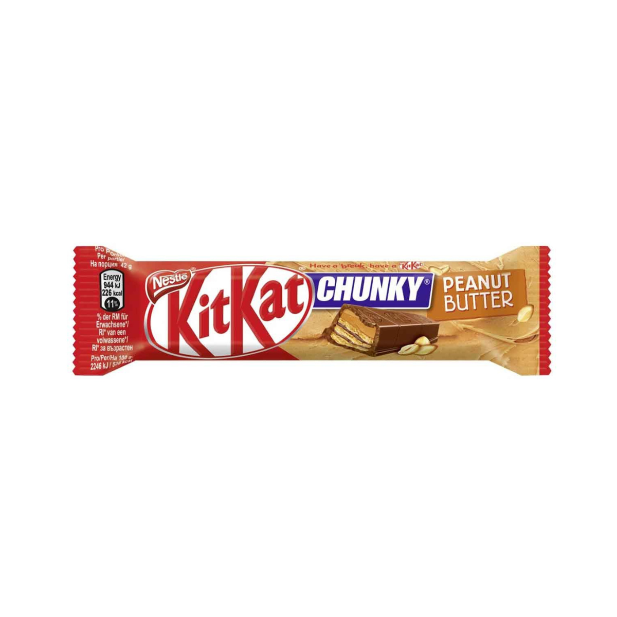 Kit Kat Chunky Peanutbutter 42 gr - Fast Candy