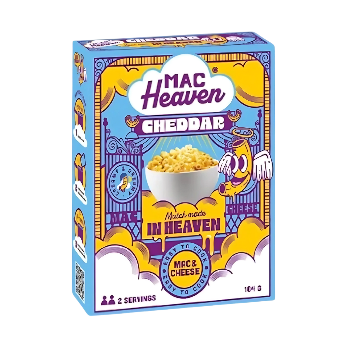 Mac Heaven Mac & Cheese Cheddar 184 g - Fast Candy