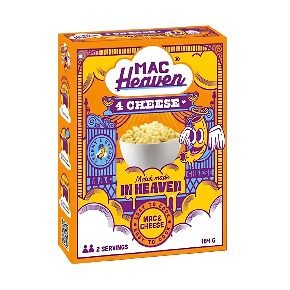 Mac Heaven Mac & Cheese Four Cheese 184 g - Fast Candy