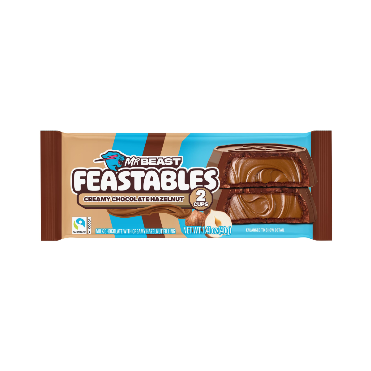 Mr Beast Feastables Hazelnut Cup 40 g - Fast Candy