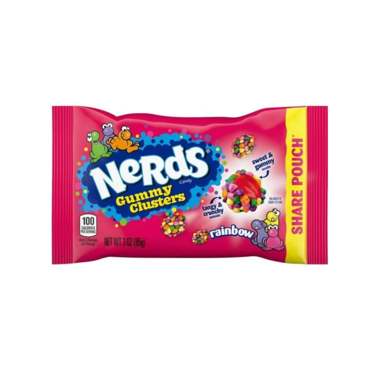 Nerds Gummy Clusters Share Pack 85 g - Fast Candy