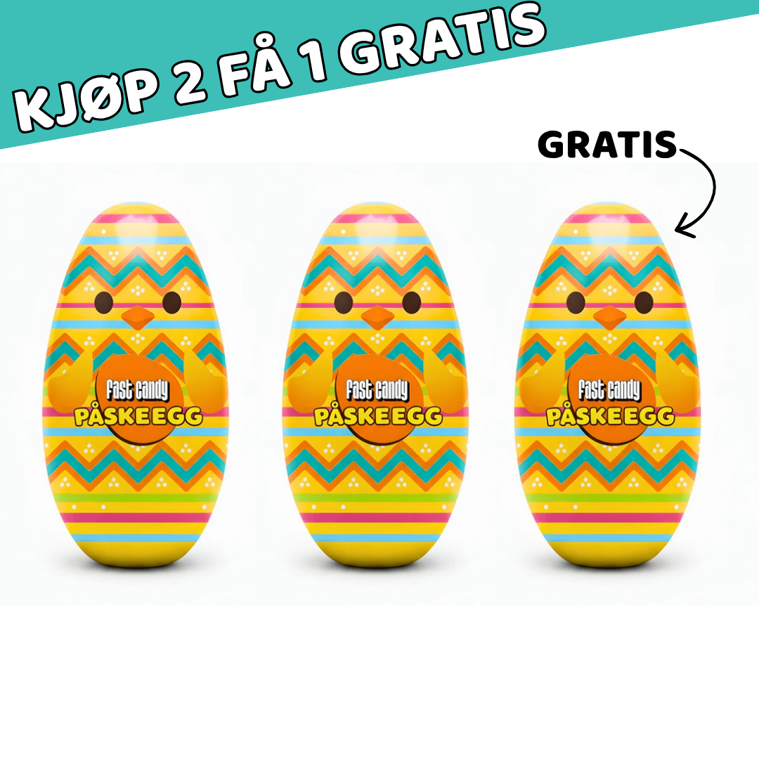 Påskeegg (500 g) Kjøp 2 få 1 Gratis