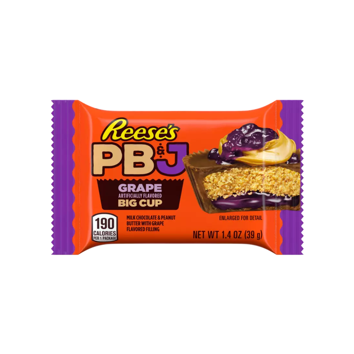 Reese's Big Cup PB&J Grape 39 g - Fast Candy
