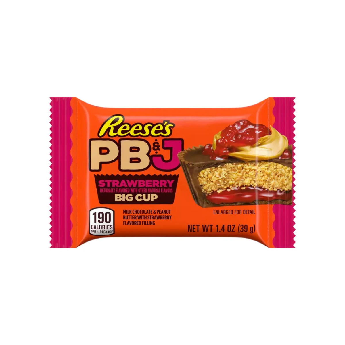 Reese's Big Cup PB&J Strawberry 39 g - Fast Candy