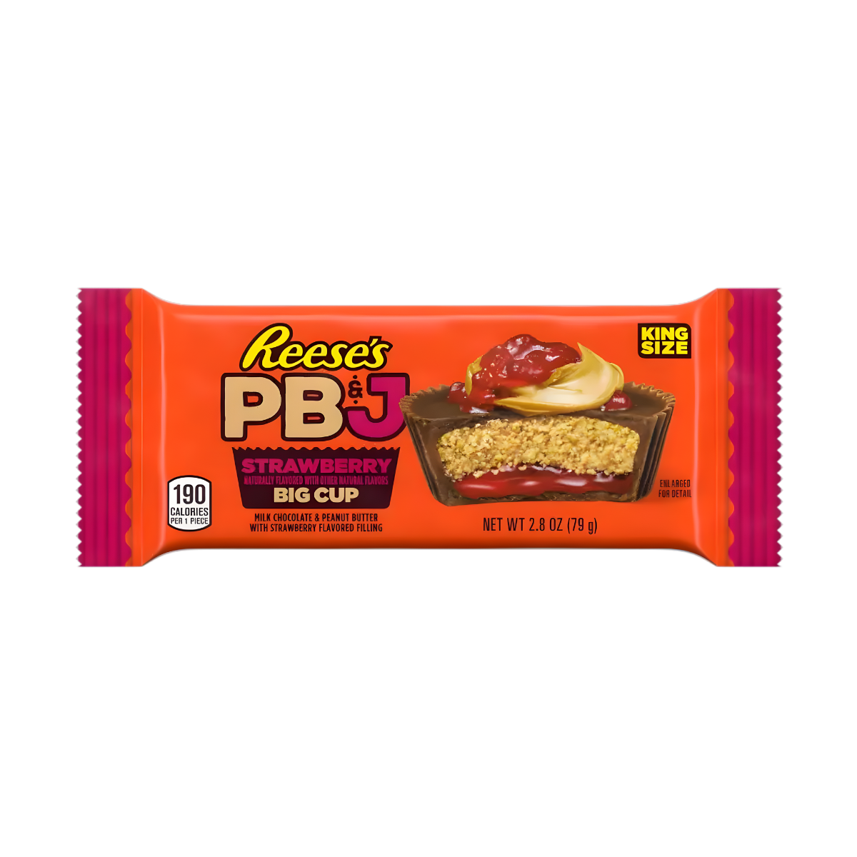 Reese's PB&J Strawberry 2 Cups 79 g - Fast Candy