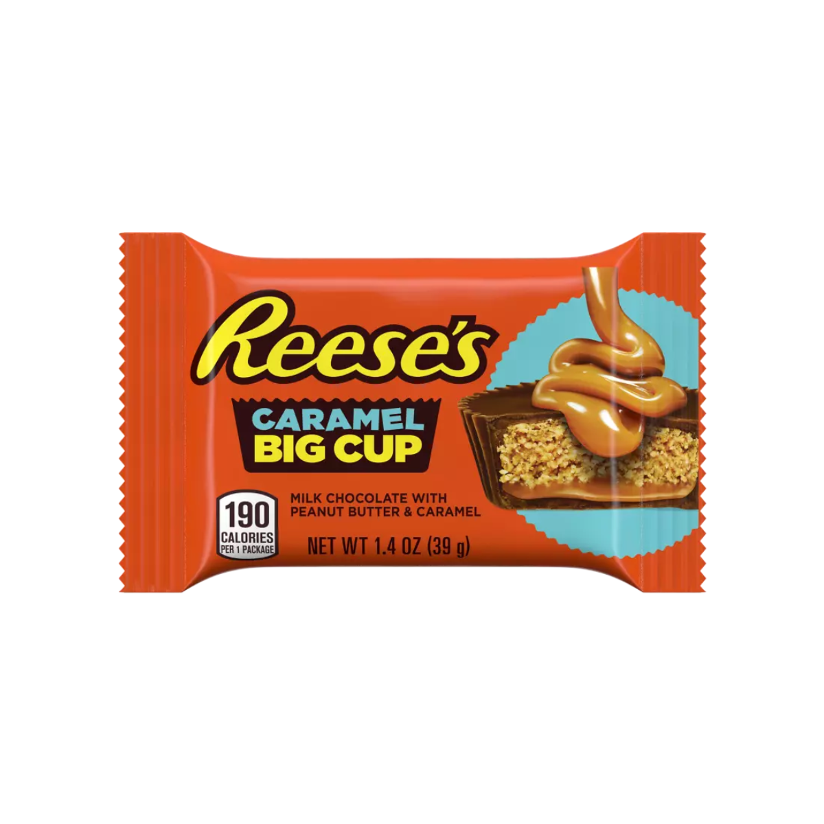 Reese's Peanut Butter Big Cup Caramel 39 g - Fast Candy