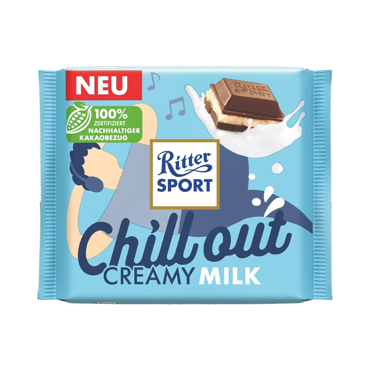 Ritter Sport Chill Out Creamy Milk 100 g - Fast Candy