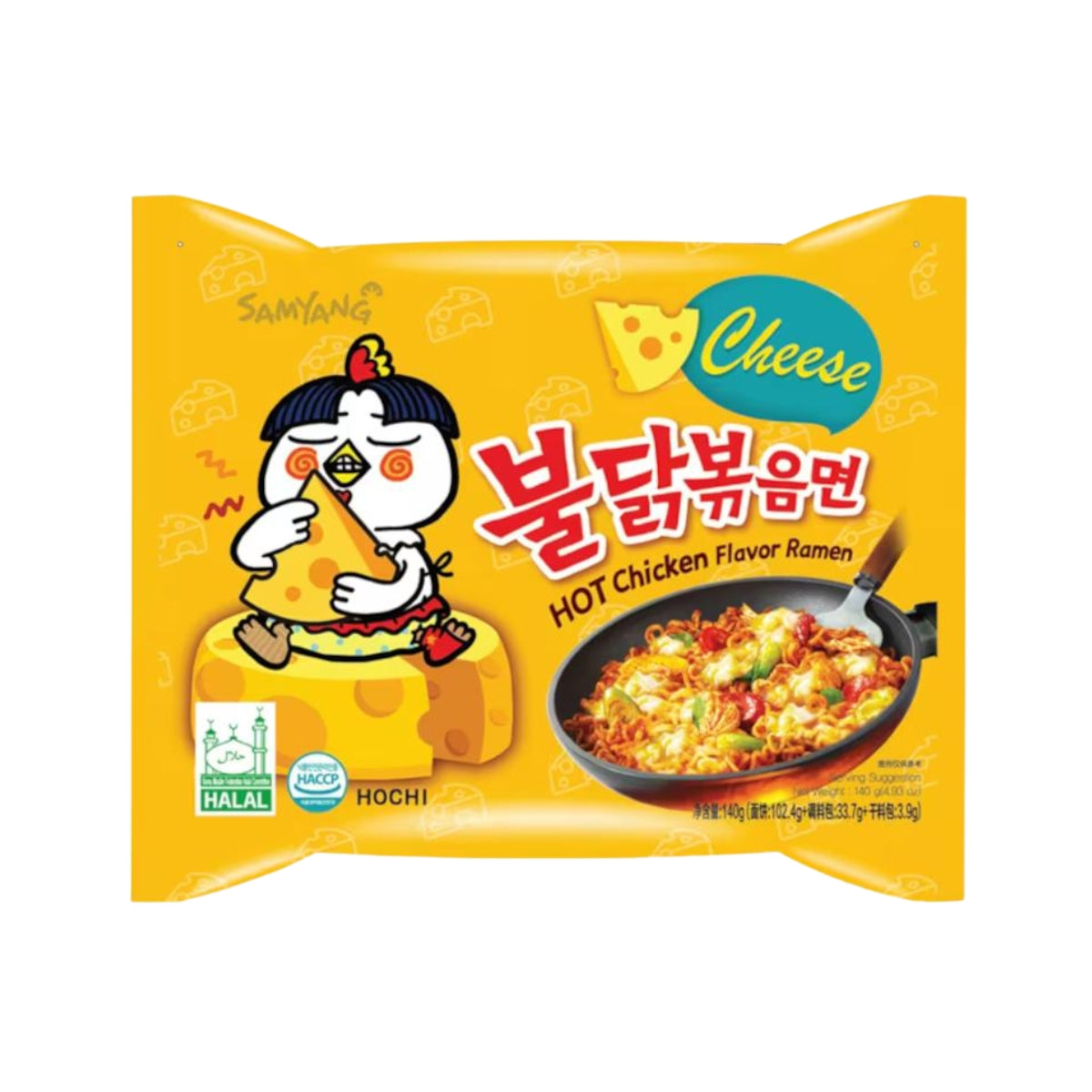 SamYang Cheese Flavor Hot Chicken Ramen Buldak 140 g