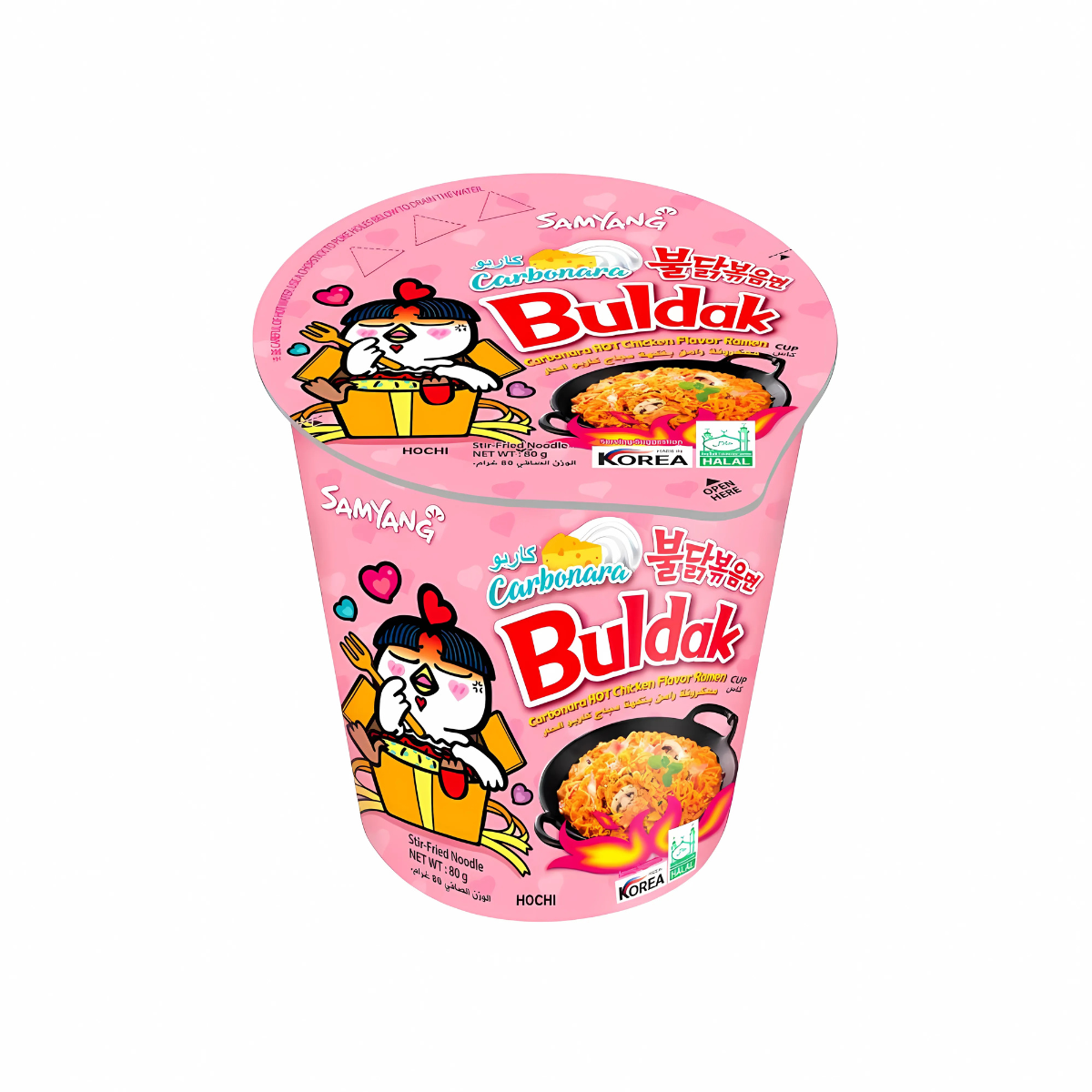 Samyang Hot Chicken Ramen Carbo CUP 80 g - Fast Candy