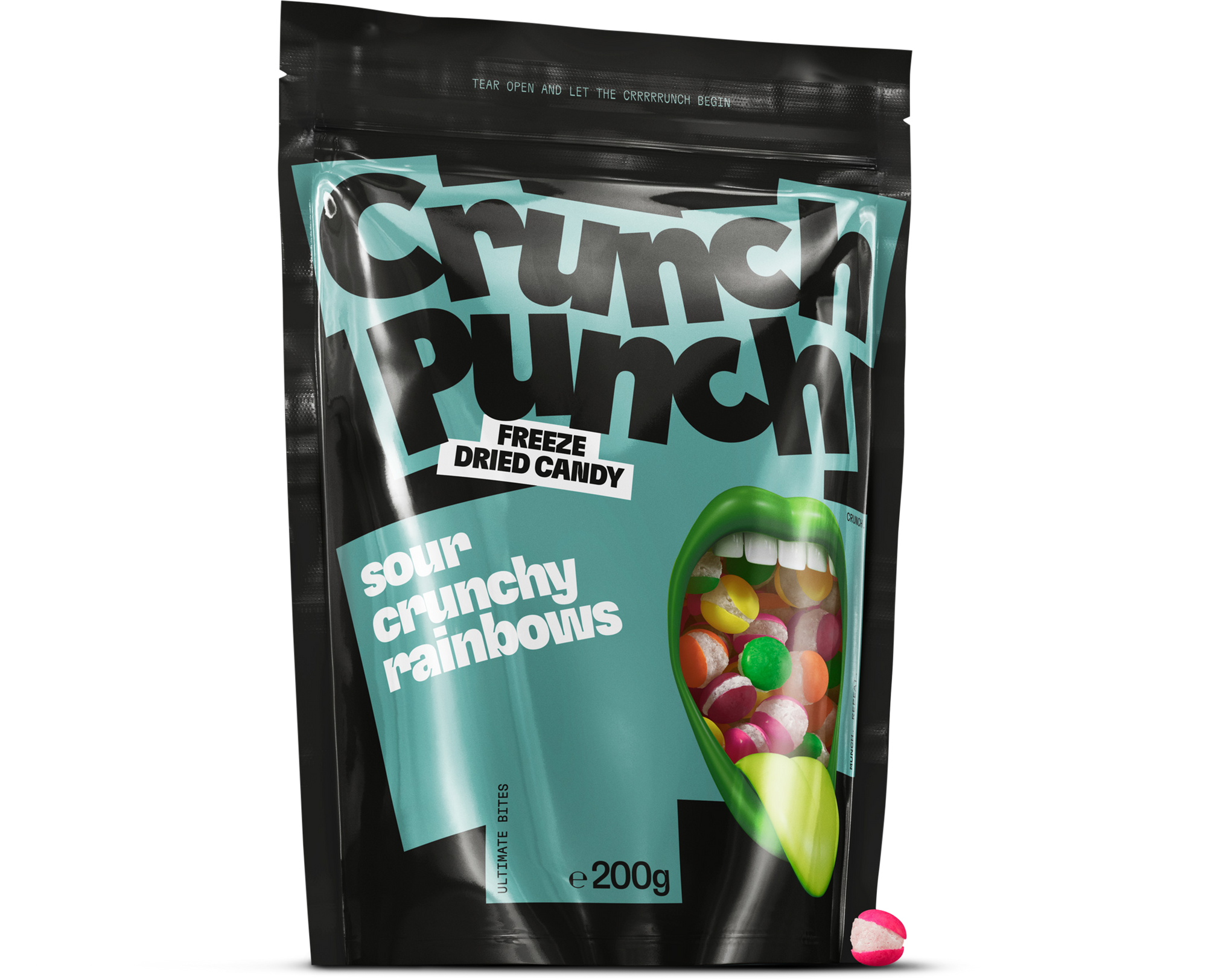 Crunch Punch Freeze-Dried Sour Crunch Rainbows 200 g