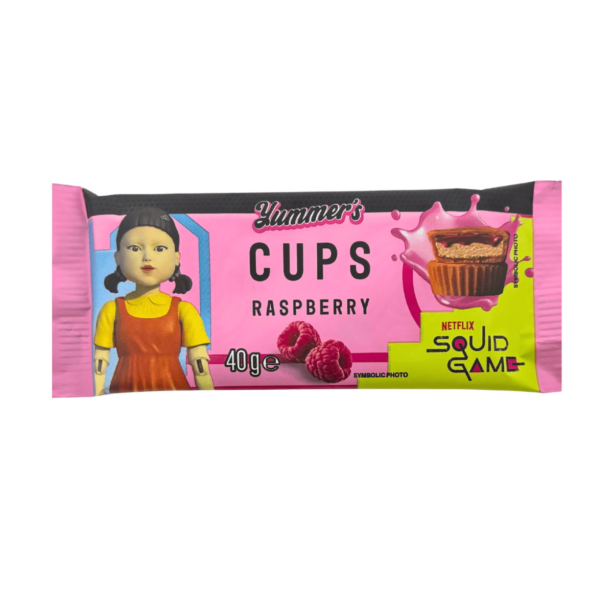 Squid Game Raspberry Cups 40 g - Fast Candy