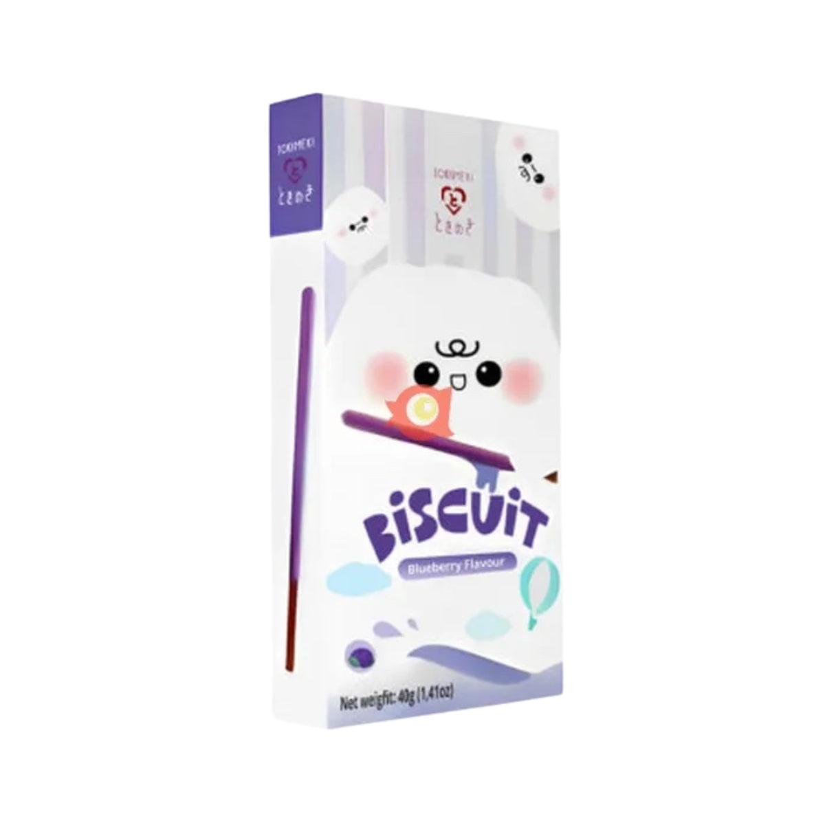 Tokimeki Biscuit Stick Blueberry 40 g