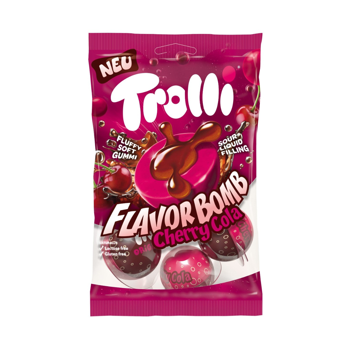 Trolli Flavorbomb Cherry Cola 75 g - Fast Candy
