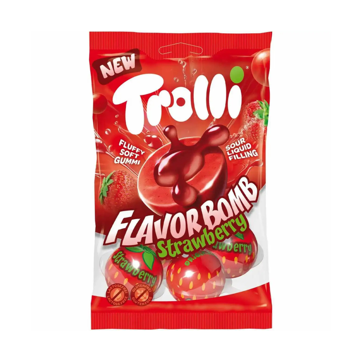 Trolli Flavorbomb Strawberry 75 g - Fast Candy