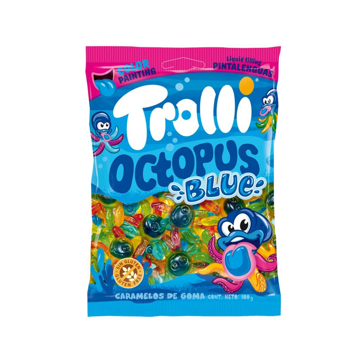 Trolli Octopus Blue 100 g - Fast Candy