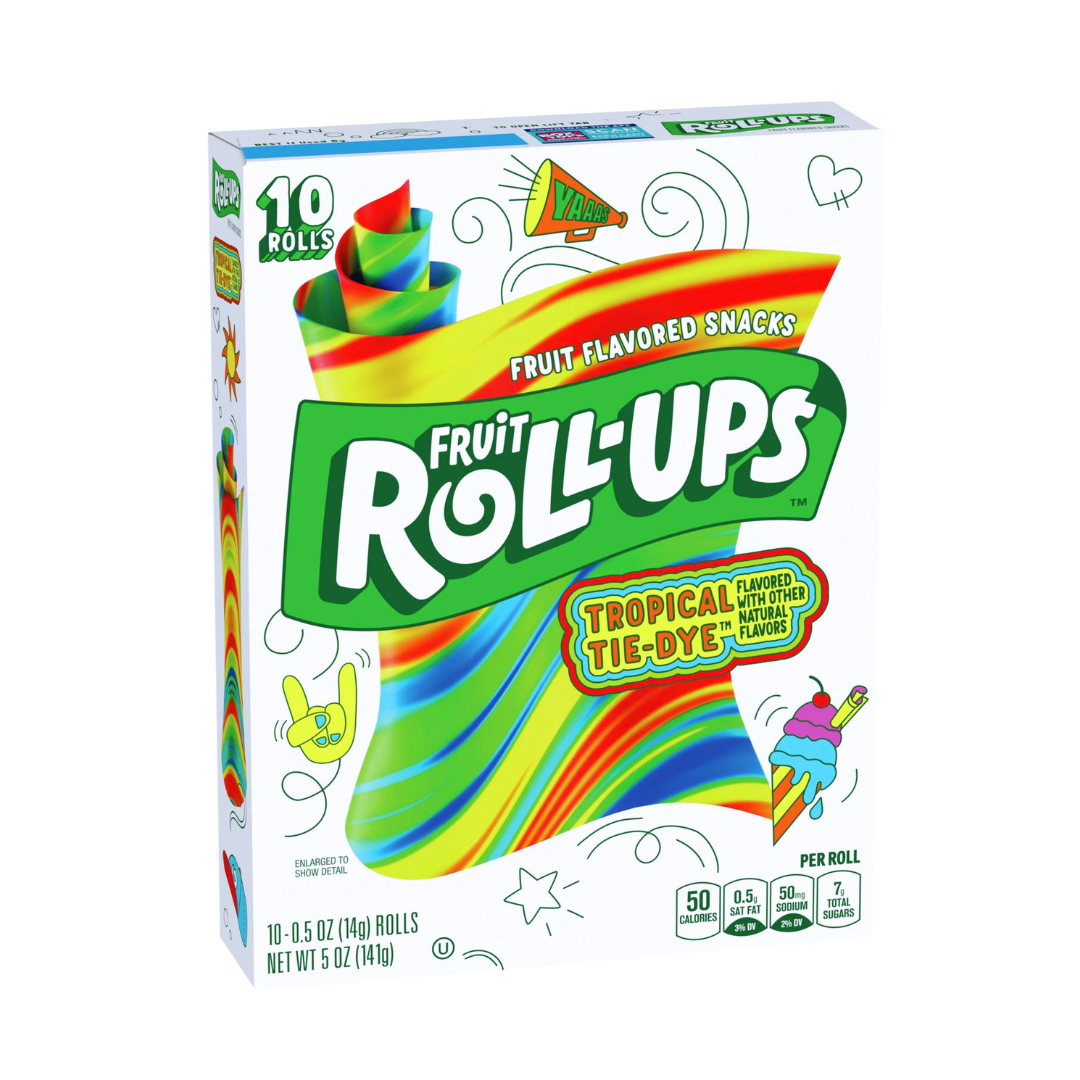 Fruit Roll-Ups Tropical Tie-Dye 141 g