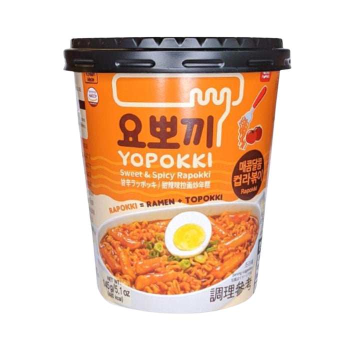 Yopokki Ricecake & Ramen Cup Sweet Spicy 145 g