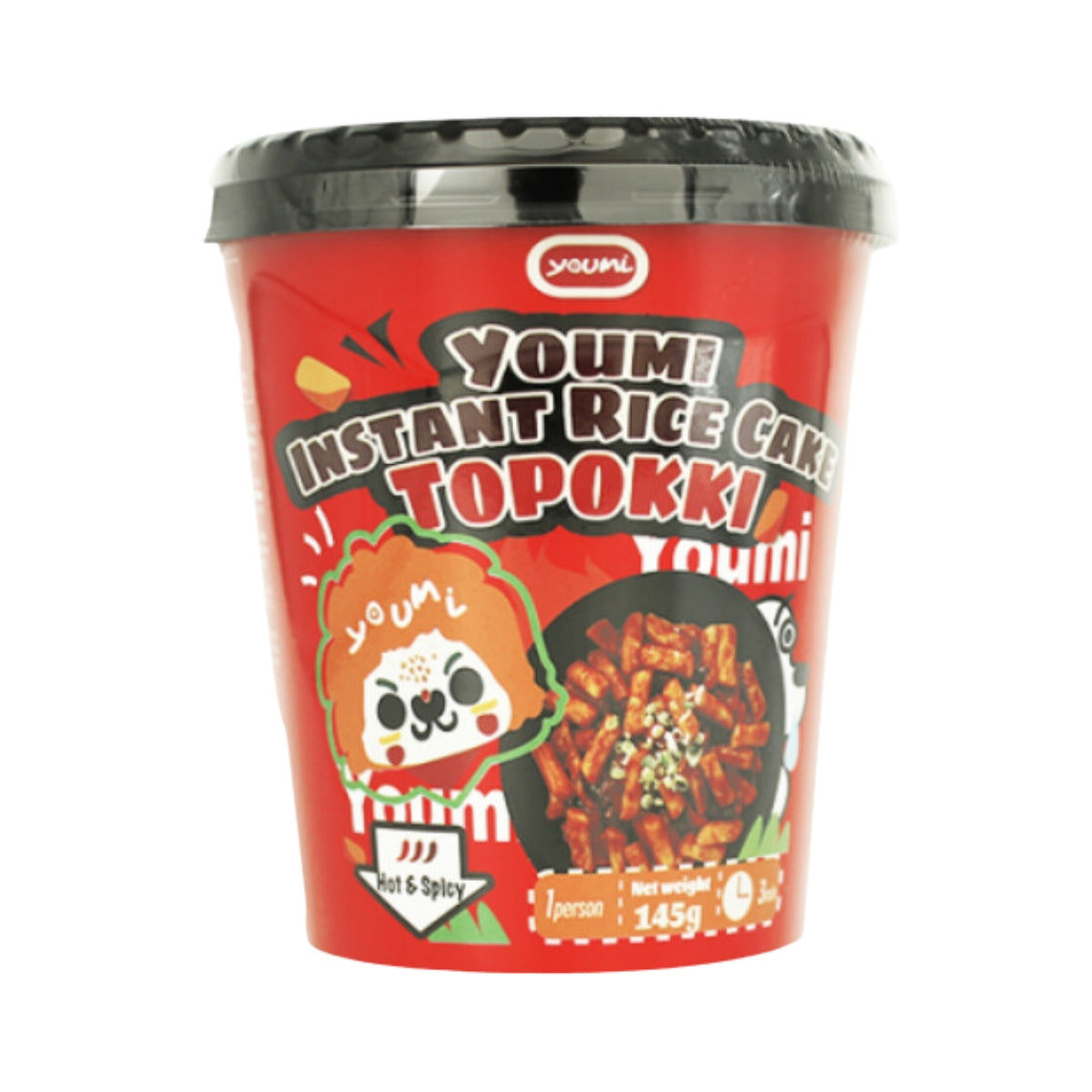 Youmi Instant Rice Cake Topokki Hot Cup 145 g