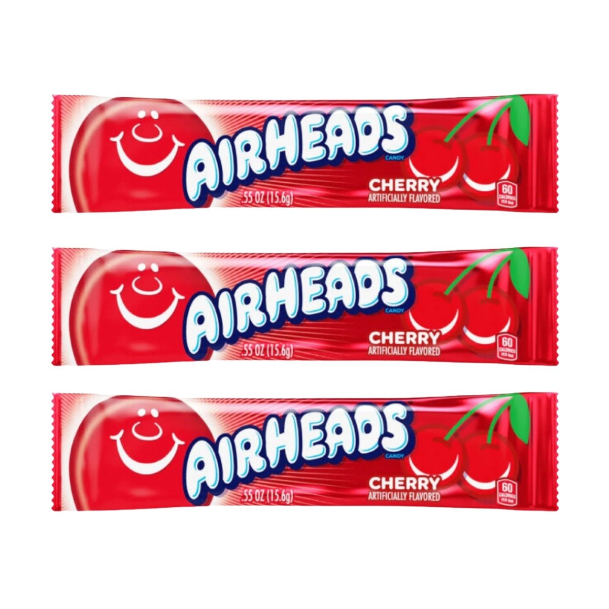 Airheads Cherry 15,6 g (3 - pakke) - Fast Candy