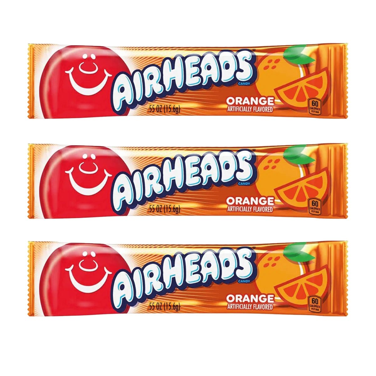 Airheads Orange 15 g (3 - pakke) - Fast Candy